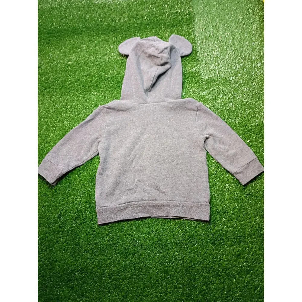 Disney Mickey Mouse Gray Hoodie 2t